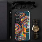 The Tractor Mugs Store Samsung Galaxy S25 Plus Deutz Fahr DX 140 | Splash Art Tough case for Samsung® Quality Farmers Merch