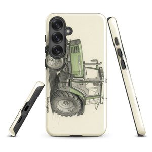 The Tractor Mugs Store Samsung Galaxy S25 Plus Fendt Farmer 308 C Pencil Sketch | Tough case for Samsung® Quality Farmers Merch