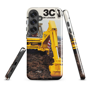 The Tractor Mugs Store Samsung Galaxy S25 Plus JCB 3C II Advert | Tough case for Samsung® Quality Farmers Merch