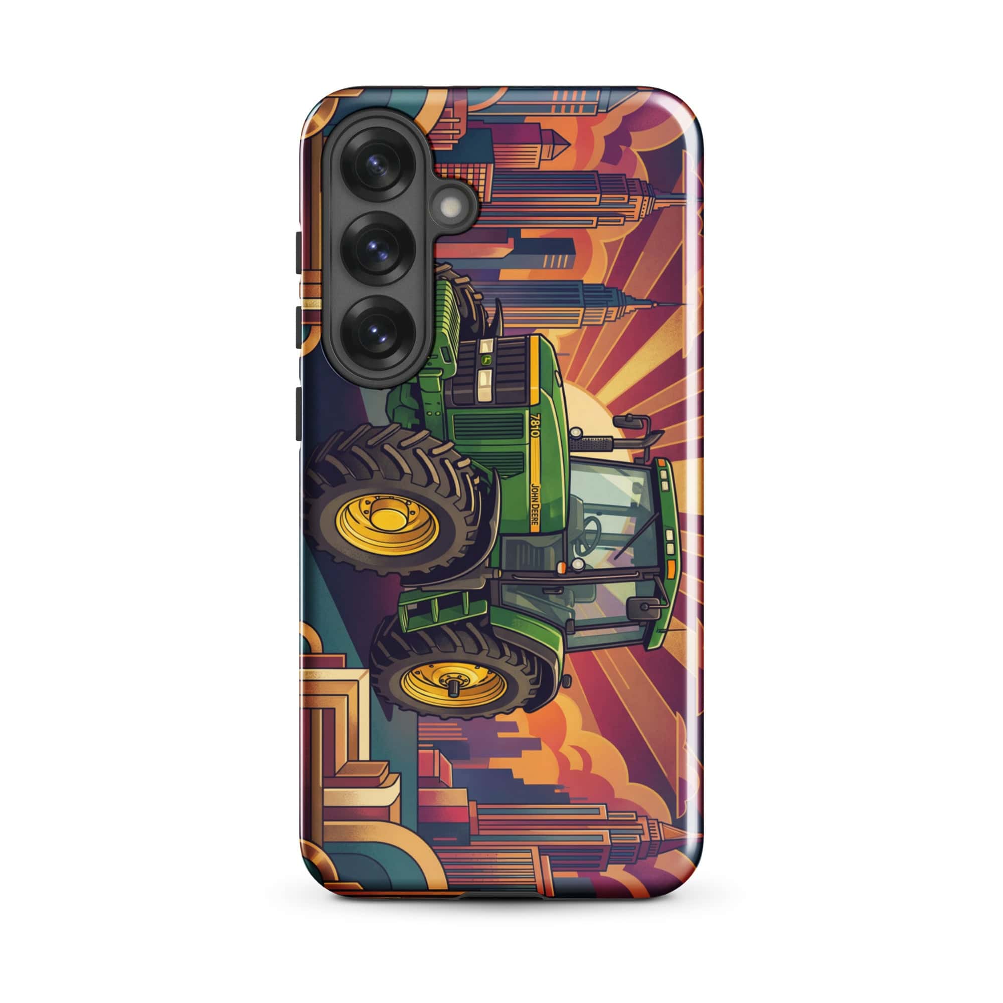 The Tractor Mugs Store Samsung Galaxy S25 Plus John Deere 7810 | Art Deco Tough case for Samsung® Quality Farmers Merch