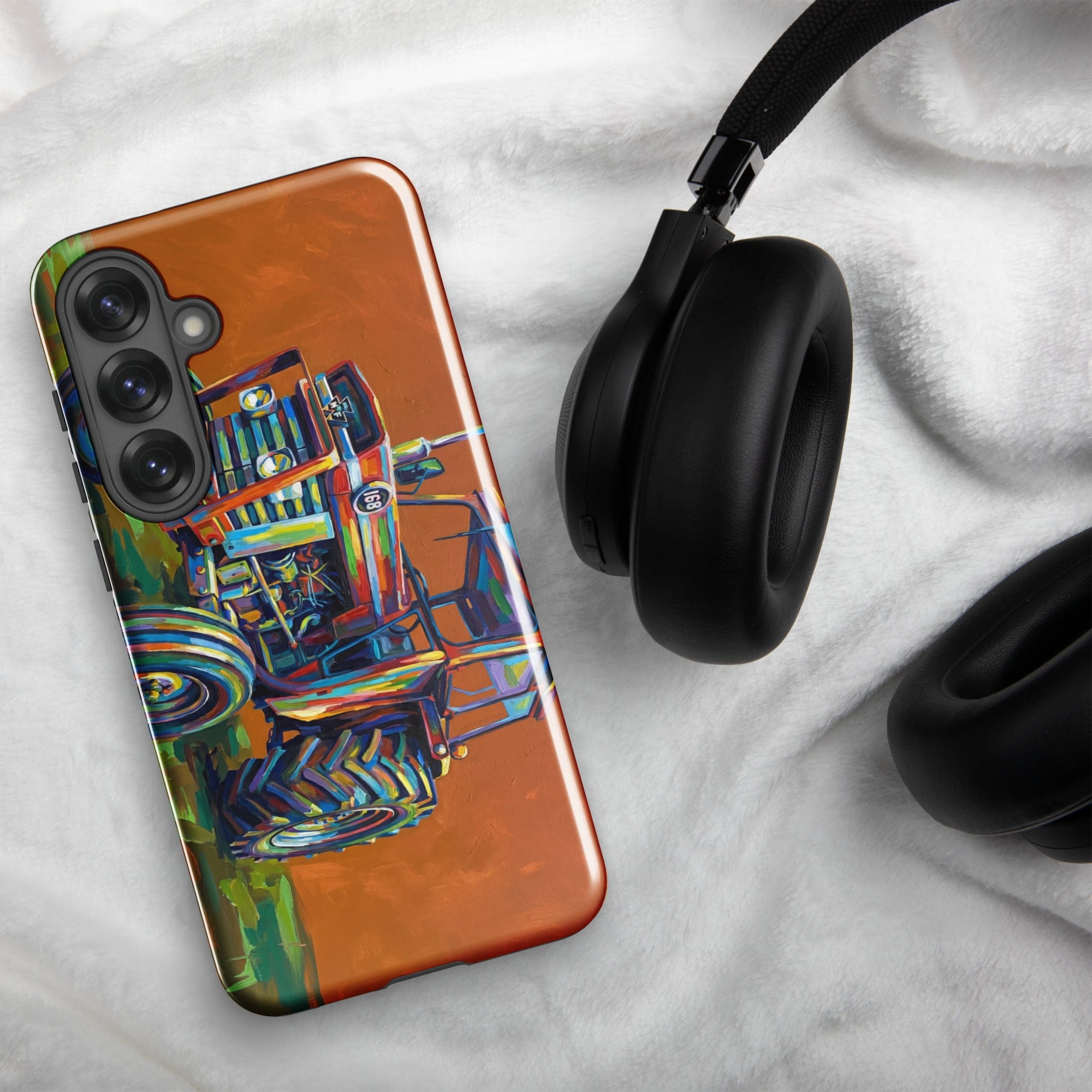 The Tractor Mugs Store Samsung Galaxy S25 Plus Massey Ferguson 168 | Splash Art Tough case for Samsung® Quality Farmers Merch