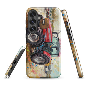 The Tractor Mugs Store Samsung Galaxy S25 Plus McCormick MTX 150 Signature Edition Splash Art | Tough case for Samsung® Quality Farmers Merch