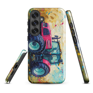 The Tractor Mugs Store Samsung Galaxy S25 Plus Renault ares 696 rz Splash Art | Tough case for Samsung® Quality Farmers Merch