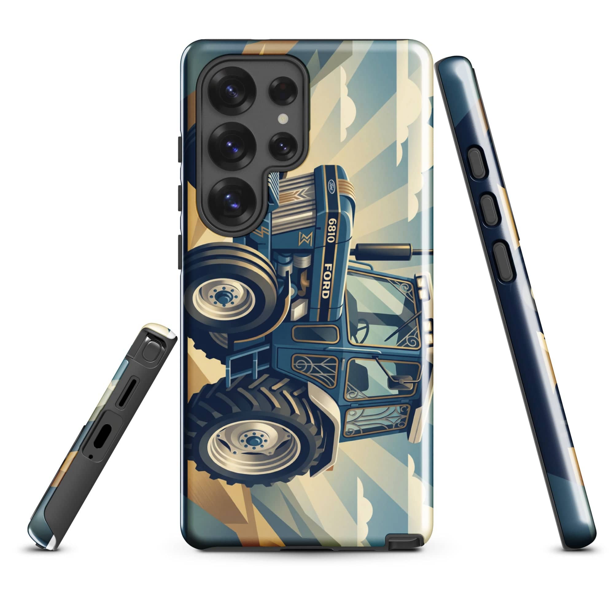The Tractor Mugs Store Samsung Galaxy S25 Ultra Ford 6810 2WD | Art Deco Tough case for Samsung® Quality Farmers Merch