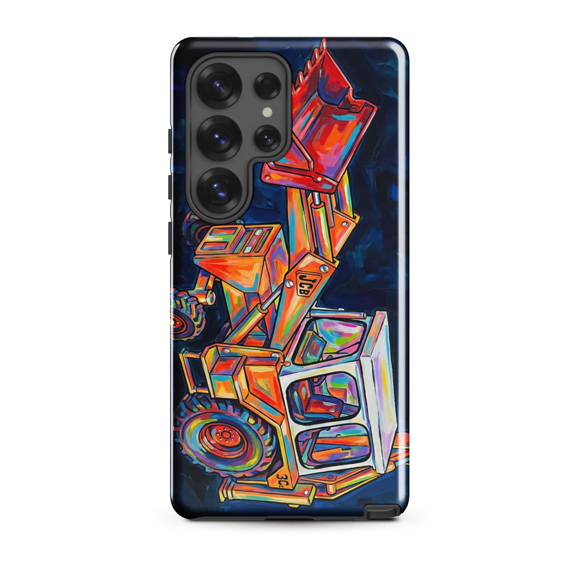 The Tractor Mugs Store Samsung Galaxy S25 Ultra JCB 3C II | Splash Art Tough case for Samsung® Quality Farmers Merch