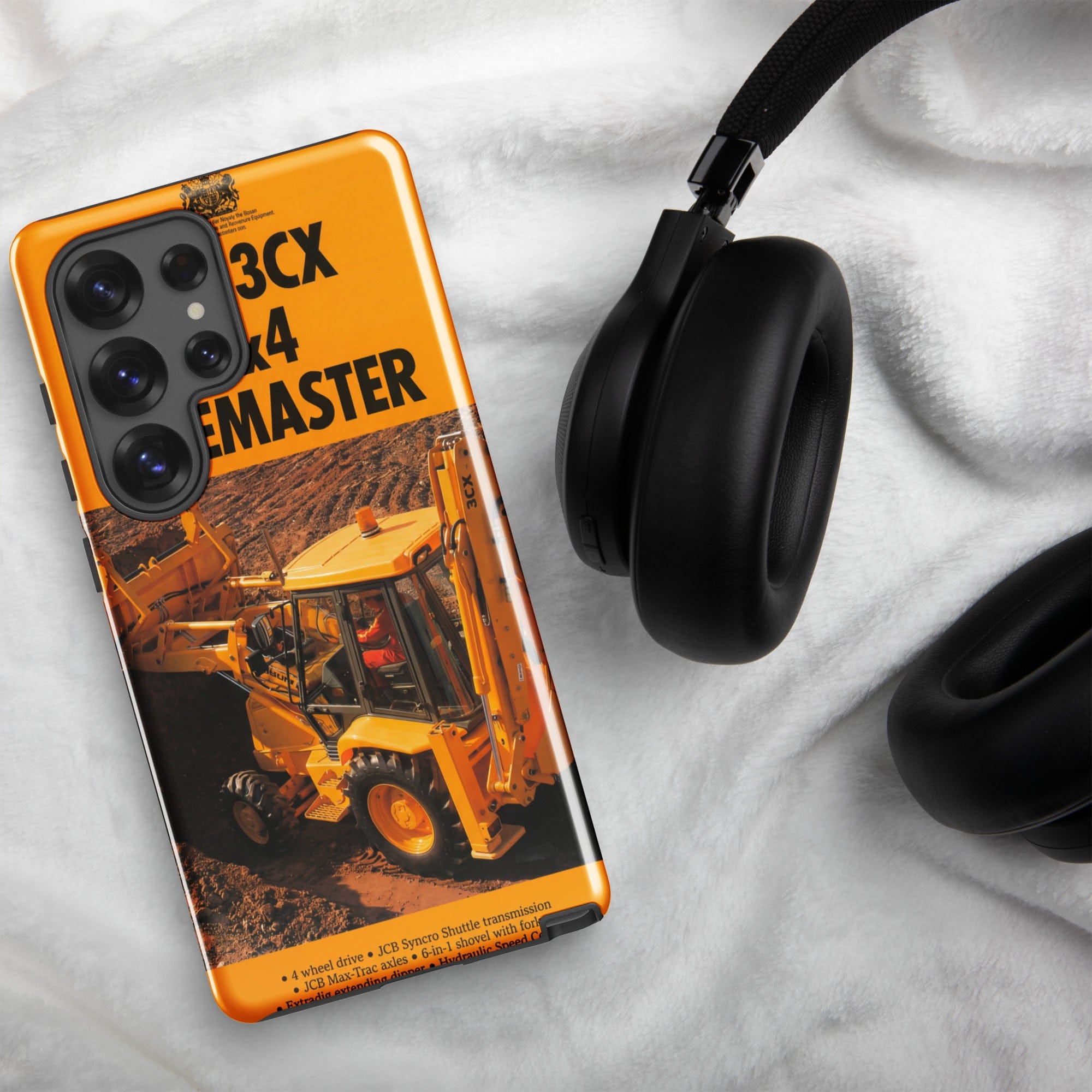 The Tractor Mugs Store Samsung Galaxy S25 Ultra JCB 3CX Sitemaster Brochure | Tough case for Samsung® Quality Farmers Merch