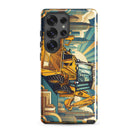 The Tractor Mugs Store Samsung Galaxy S25 Ultra JCB 3CX TURBO | Art Deco Tough case for Samsung® Quality Farmers Merch