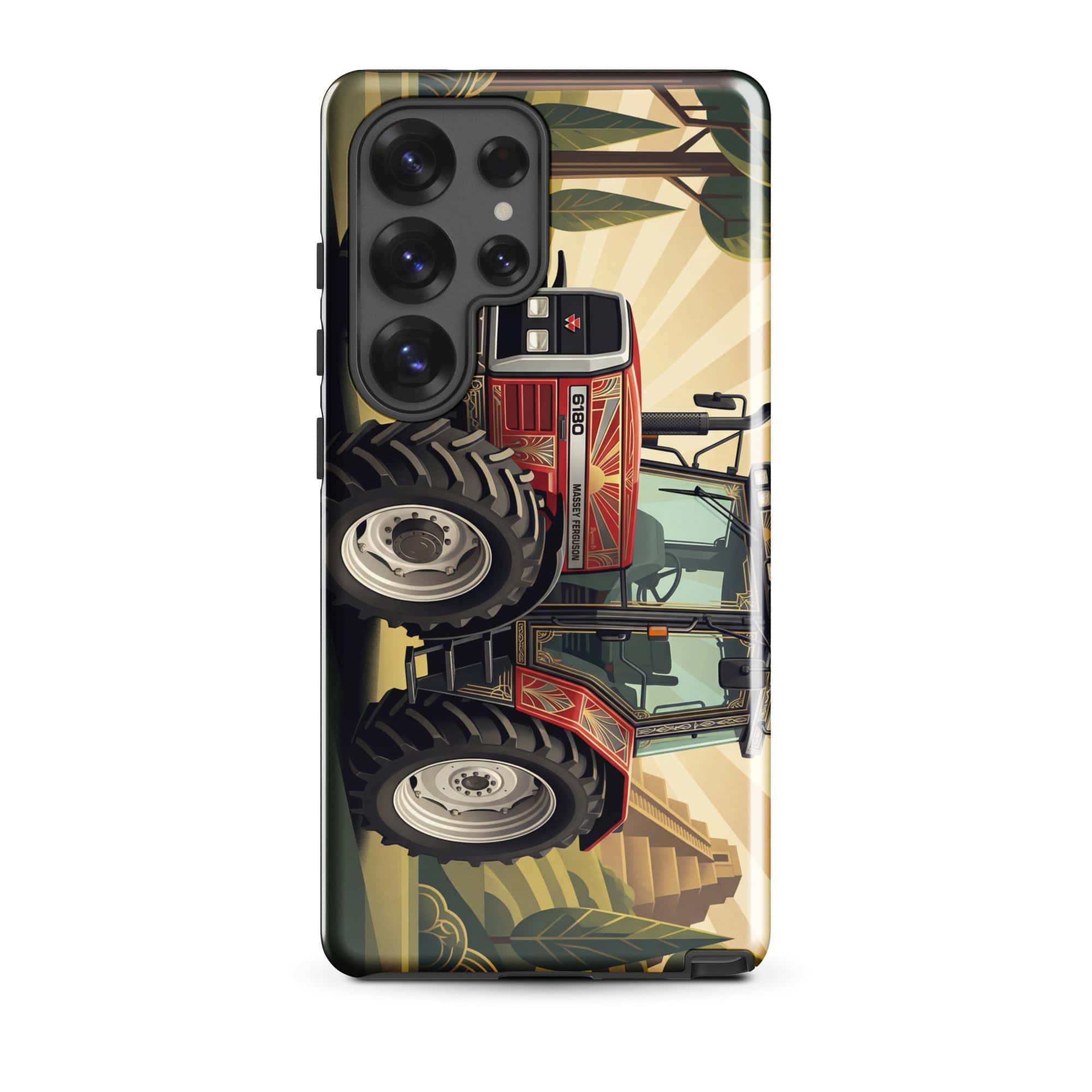 The Tractor Mugs Store Samsung Galaxy S25 Ultra Massey Ferguson 6180 | Art Deco Tough case for Samsung® Quality Farmers Merch