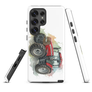 The Tractor Mugs Store Samsung Galaxy S25 Ultra McCormick MTX 150 Signature Edition Watercolor | Tough case for Samsung® Quality Farmers Merch