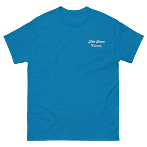 The Tractor Mugs Store Sapphire / S John Deere Farmer | Unisex Classic Tee Quality Farmers Merch