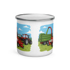 The Tractor Mugs Store Silage Man Old School' | Enamel Mug Quality Farmers Merch