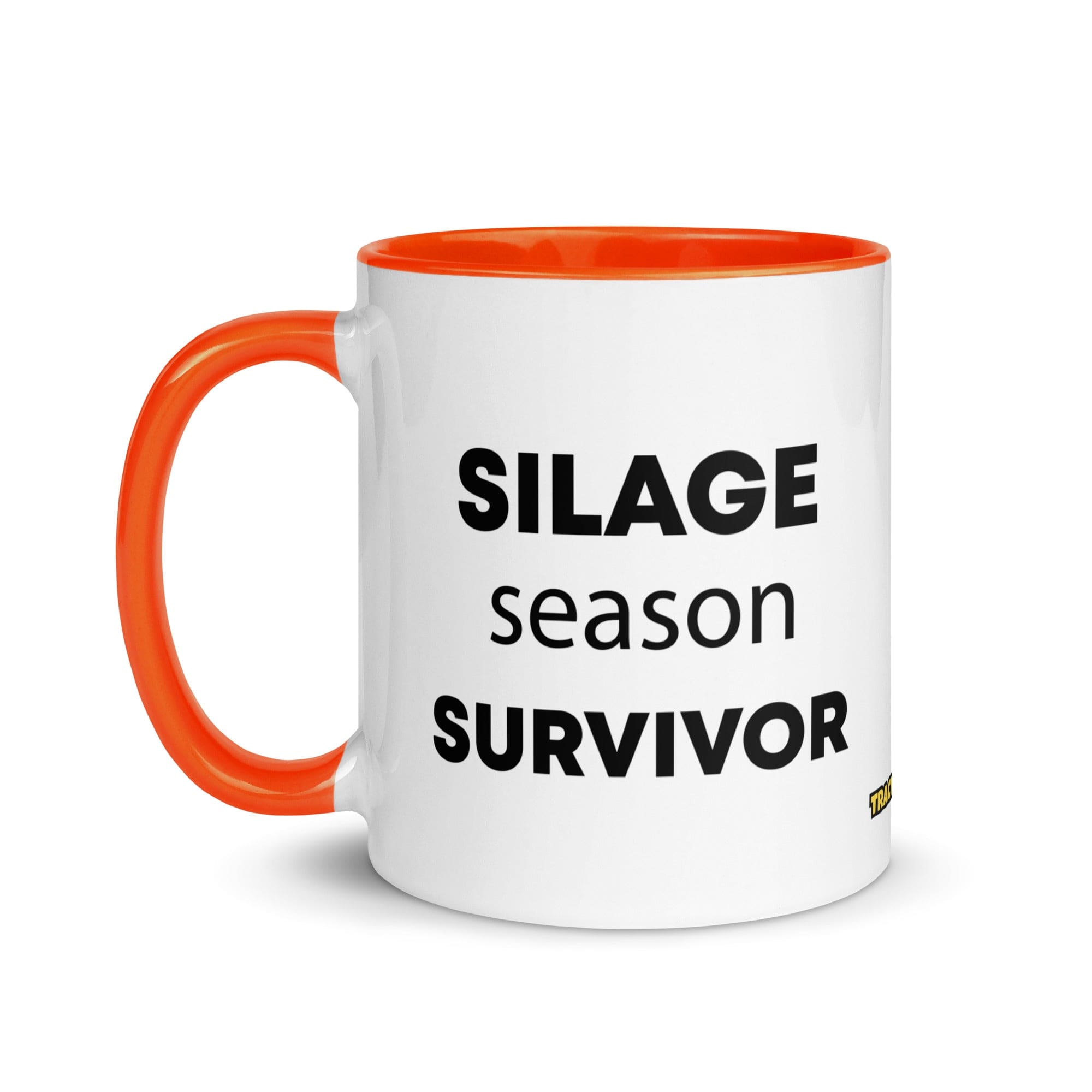 The Tractor Mugs Store Silage Season Survivor  | Mug with Color Inside Quality Farmers Merch