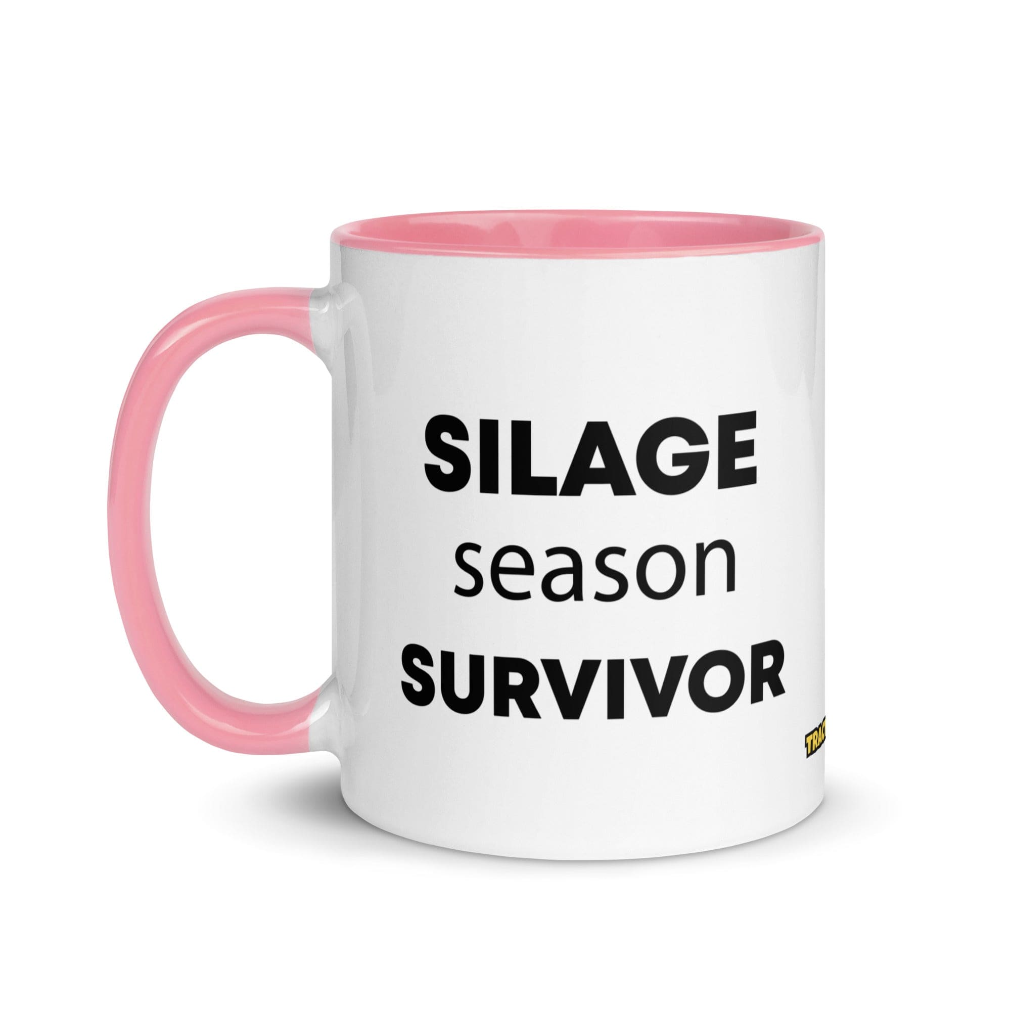 The Tractor Mugs Store Silage Season Survivor  | Mug with Color Inside Quality Farmers Merch
