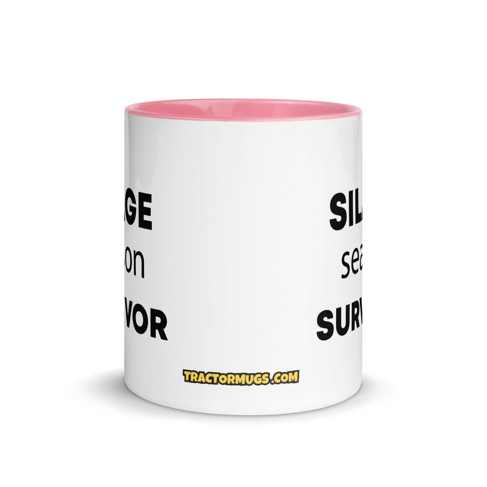 The Tractor Mugs Store Silage Season Survivor  | Mug with Color Inside Quality Farmers Merch