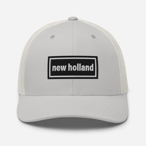 The Tractor Mugs Store Silver Oasis Style Retro New Holland | Trucker Cap Quality Farmers Merch