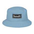 The Tractor Mugs Store Slate Blue Oasis Style Fendt | Organic bucket hat Quality Farmers Merch