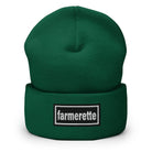 The Tractor Mugs Store Spruce OASIS Style 'Farmerette' | Cuffed Beanie Quality Farmers Merch