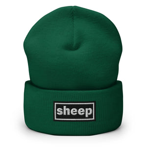 The Tractor Mugs Store Spruce OASIS Style 'Sheep' | Cuffed Beanie Quality Farmers Merch
