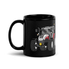 The Tractor Mugs Store Steyr 4120 Plus | Black Glossy Mug Quality Farmers Merch