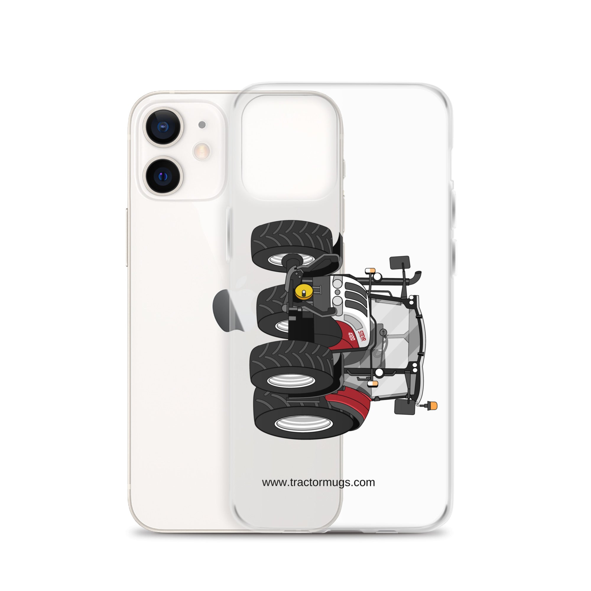 The Tractor Mugs Store Steyr 4120 Plus | Clear Case for iPhone® Quality Farmers Merch