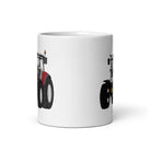 The Tractor Mugs Store Steyr 4120 Plus | White glossy mug Quality Farmers Merch
