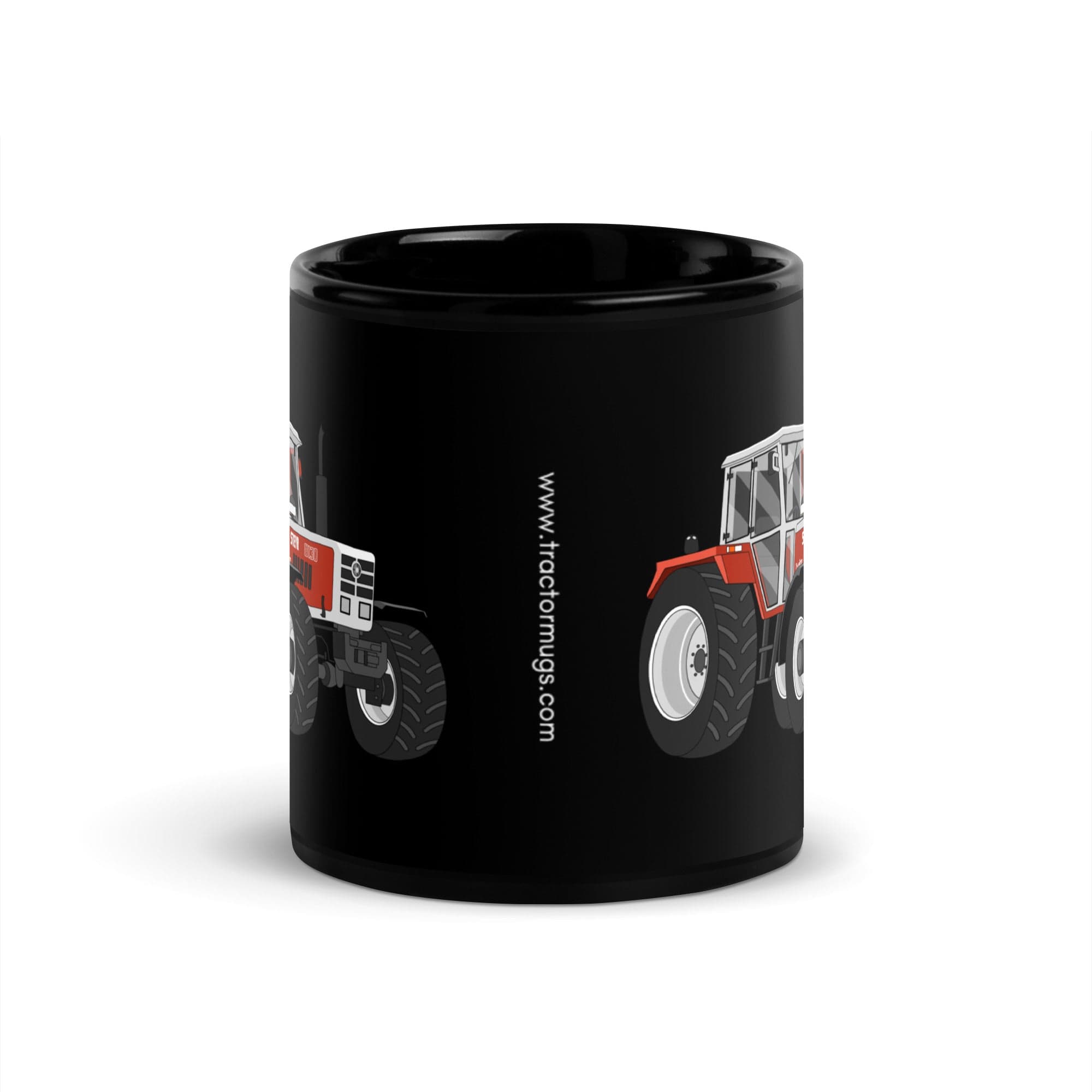 The Tractor Mugs Store Steyr 8130 | Black Glossy Mug Quality Farmers Merch