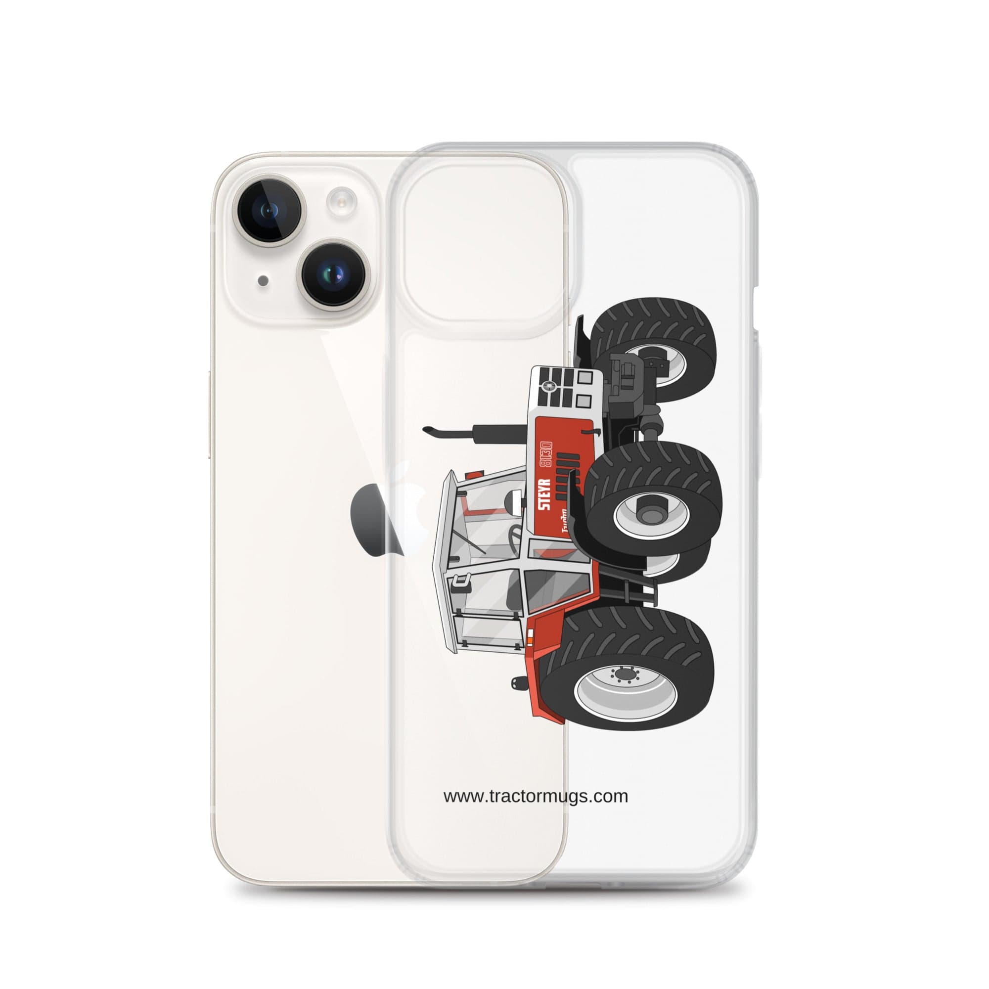 The Tractor Mugs Store Steyr 8130 | Clear Case for iPhone® Quality Farmers Merch
