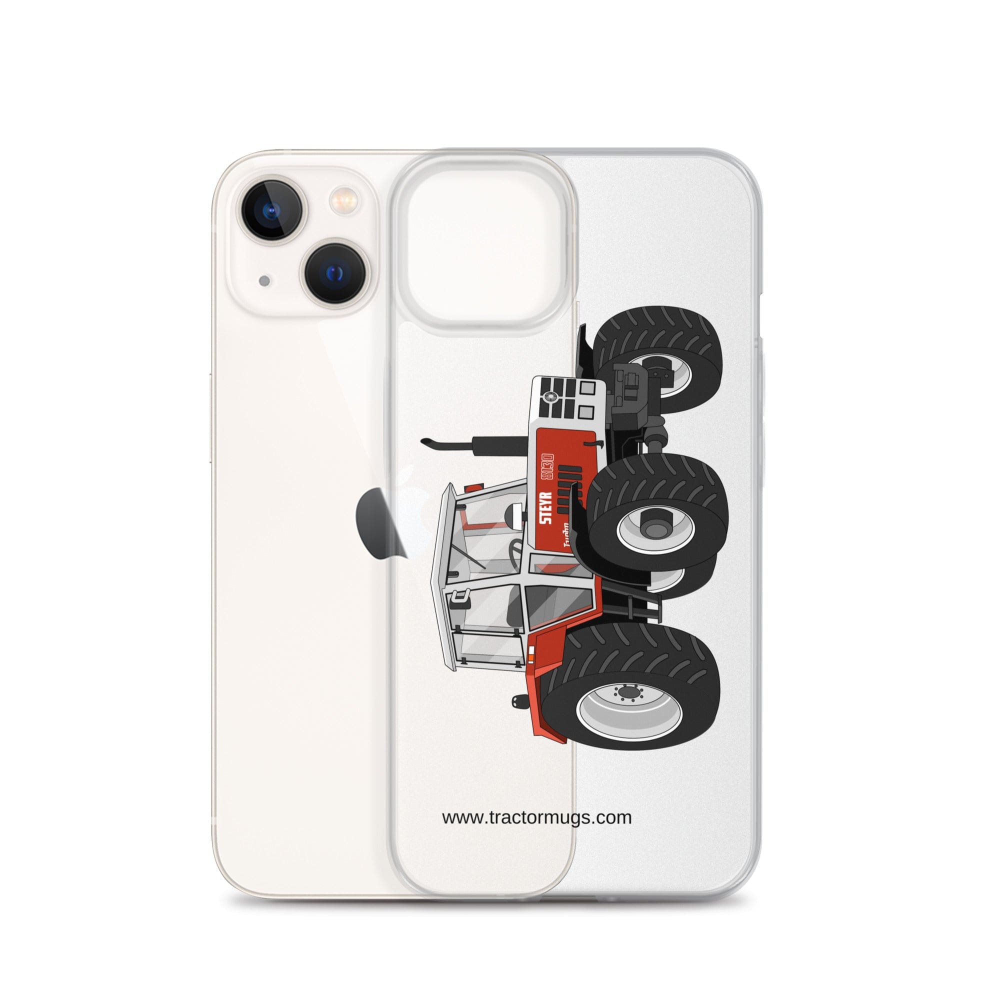 The Tractor Mugs Store Steyr 8130 | Clear Case for iPhone® Quality Farmers Merch