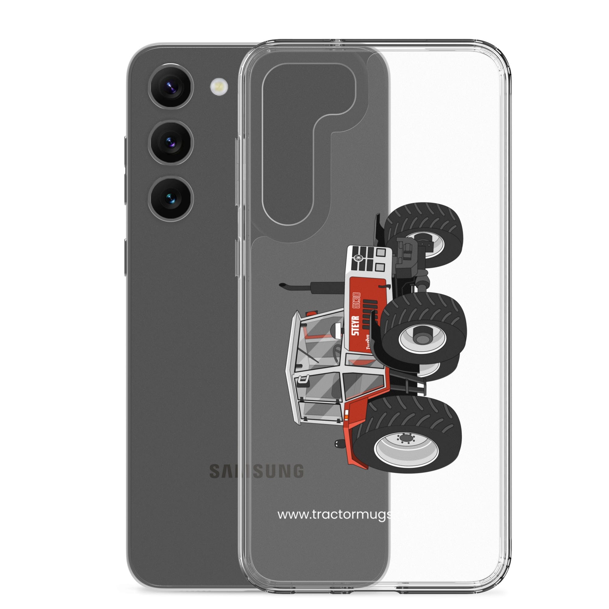 The Tractor Mugs Store Steyr 8130 | Clear Case for Samsung® Quality Farmers Merch