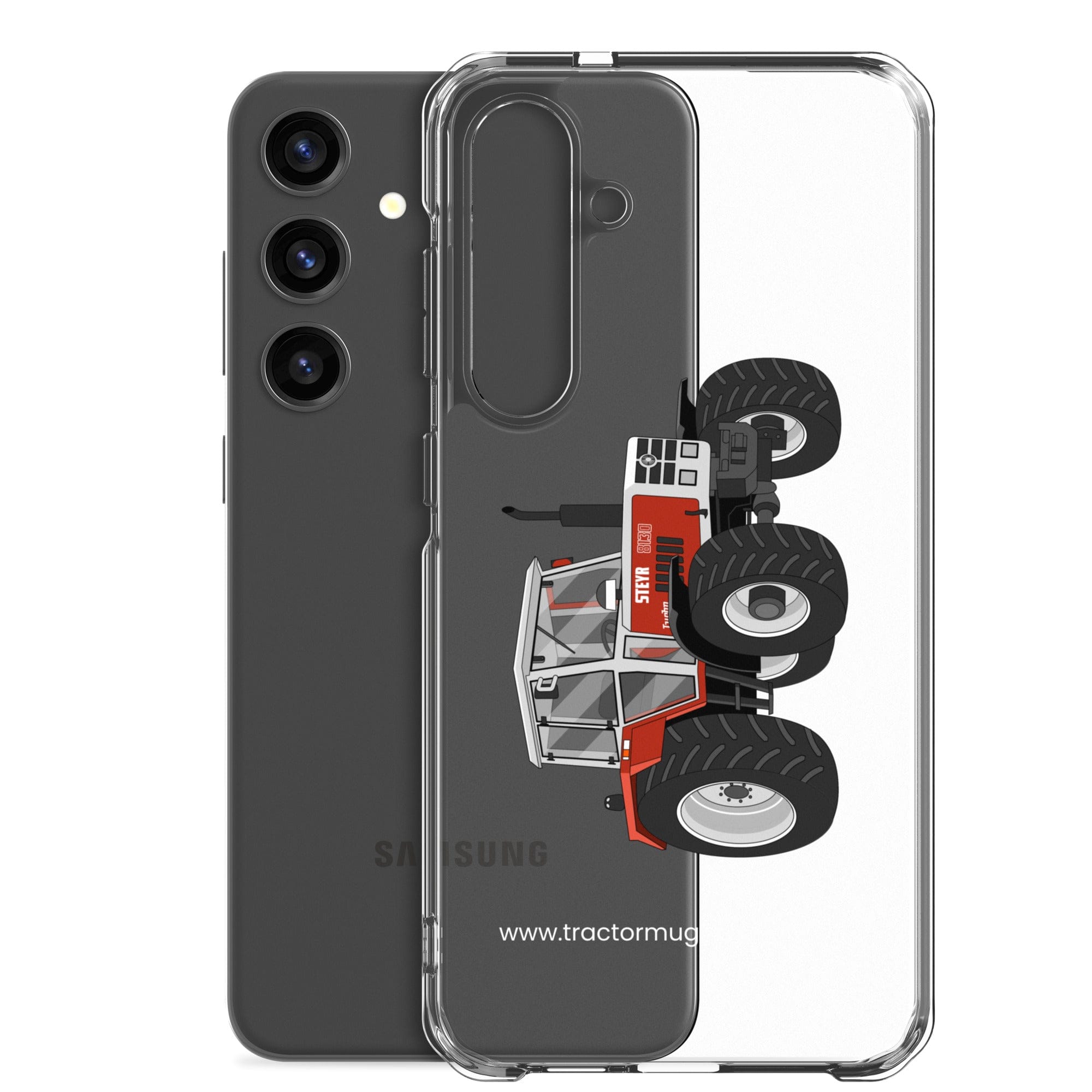 The Tractor Mugs Store Steyr 8130 | Clear Case for Samsung® Quality Farmers Merch