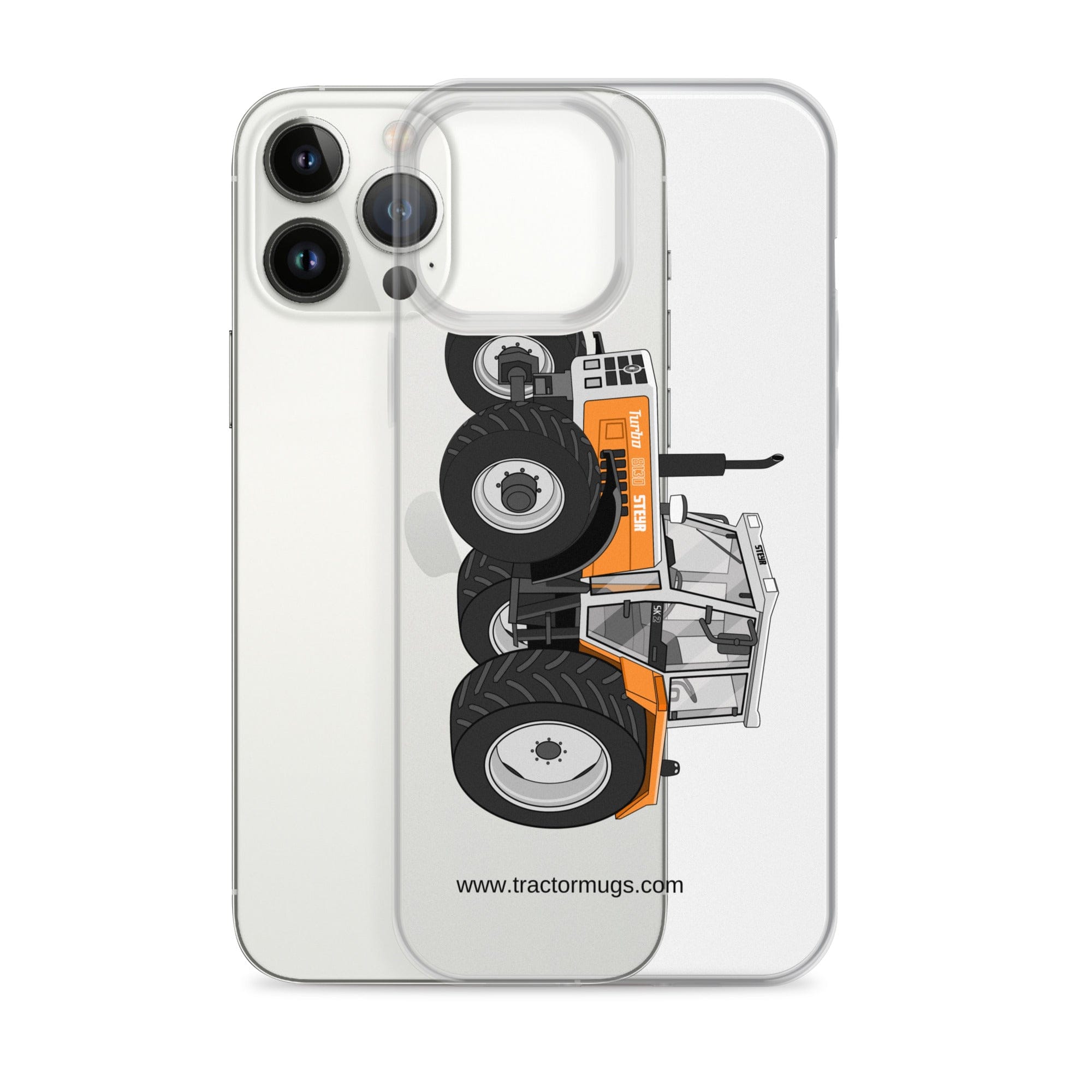 The Tractor Mugs Store Steyr SK 8130 Kommunal | Clear Case for iPhone® Quality Farmers Merch