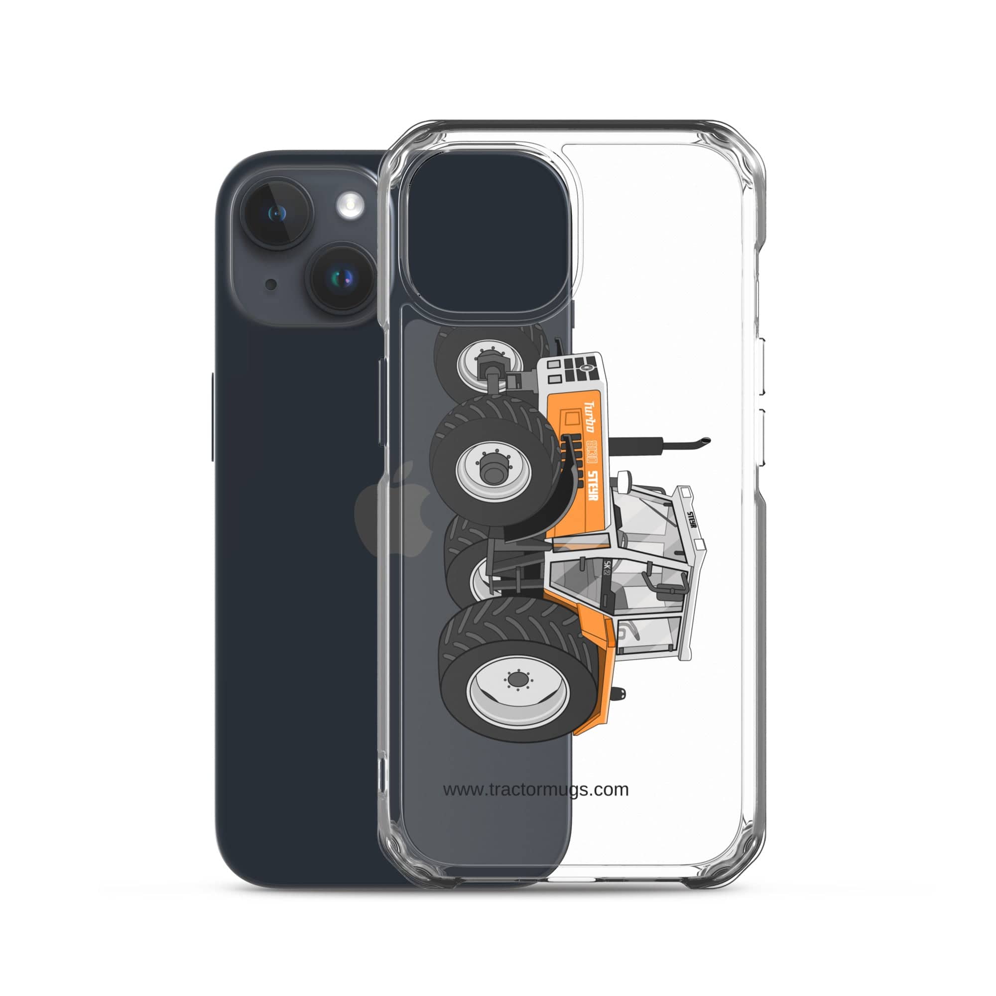 The Tractor Mugs Store Steyr SK 8130 Kommunal | Clear Case for iPhone® Quality Farmers Merch