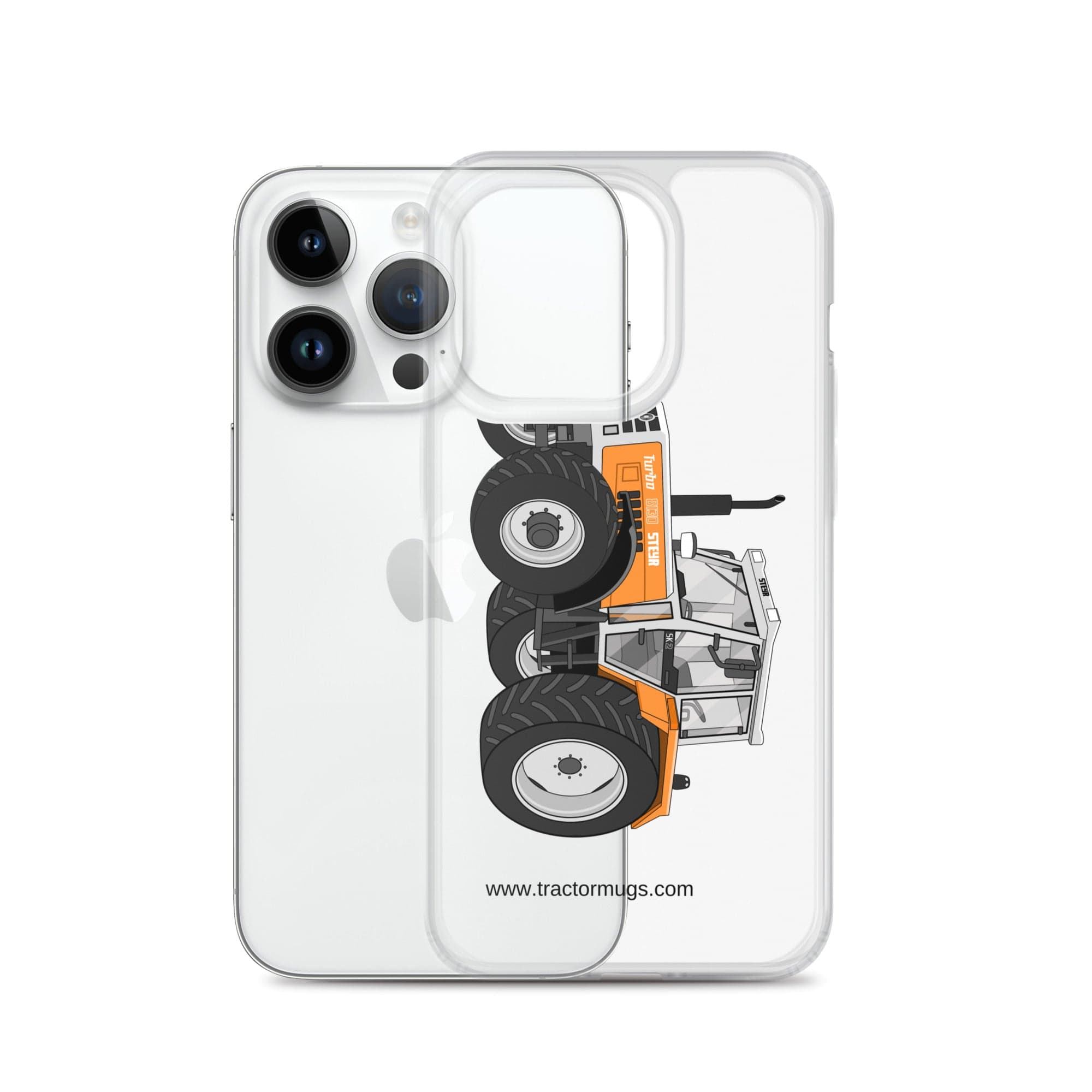 The Tractor Mugs Store Steyr SK 8130 Kommunal | Clear Case for iPhone® Quality Farmers Merch