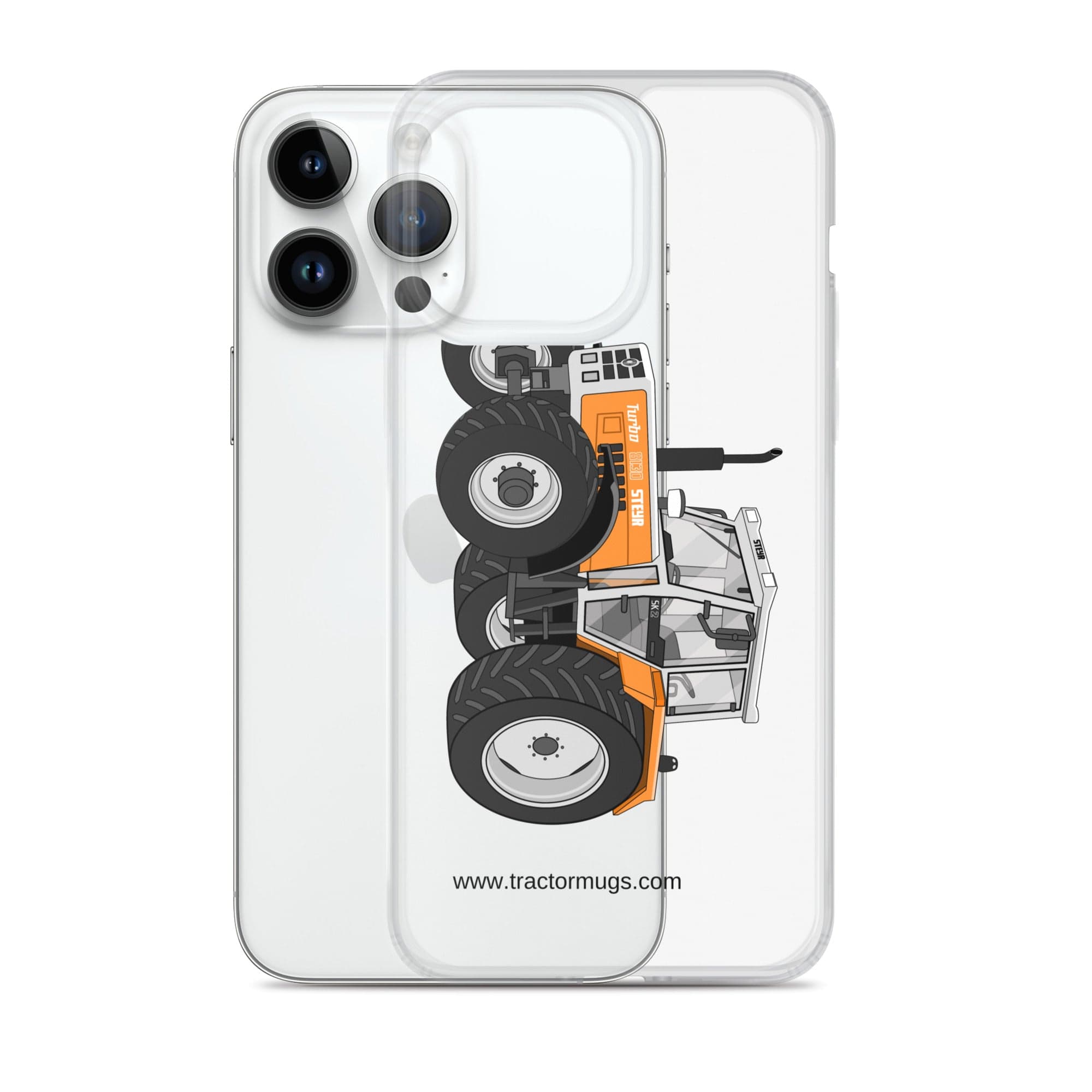 The Tractor Mugs Store Steyr SK 8130 Kommunal | Clear Case for iPhone® Quality Farmers Merch