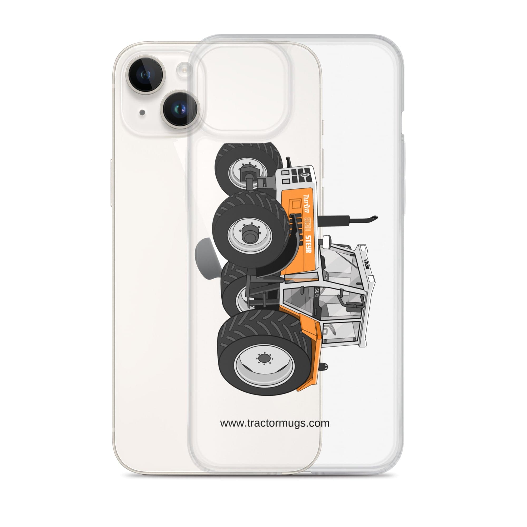 The Tractor Mugs Store Steyr SK 8130 Kommunal | Clear Case for iPhone® Quality Farmers Merch