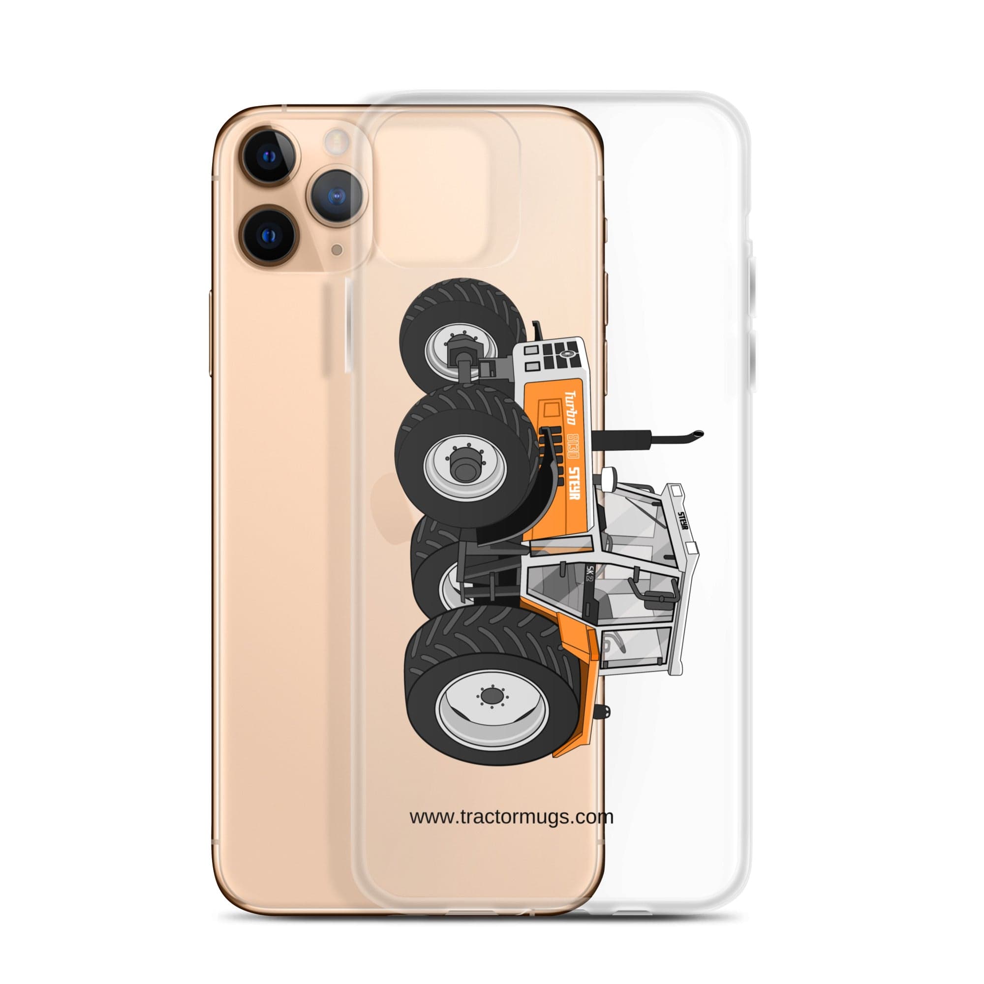 The Tractor Mugs Store Steyr SK 8130 Kommunal | Clear Case for iPhone® Quality Farmers Merch