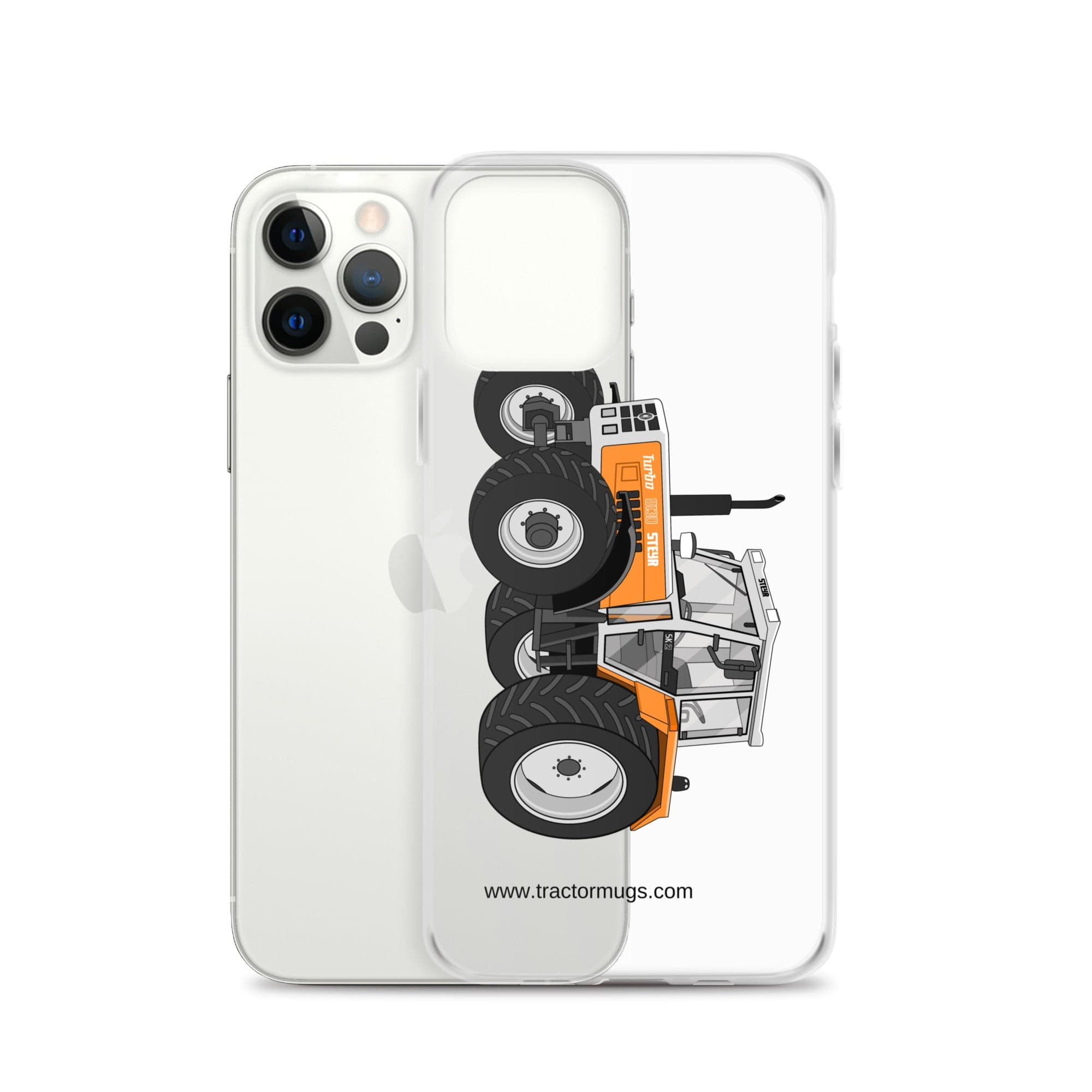 The Tractor Mugs Store Steyr SK 8130 Kommunal | Clear Case for iPhone® Quality Farmers Merch