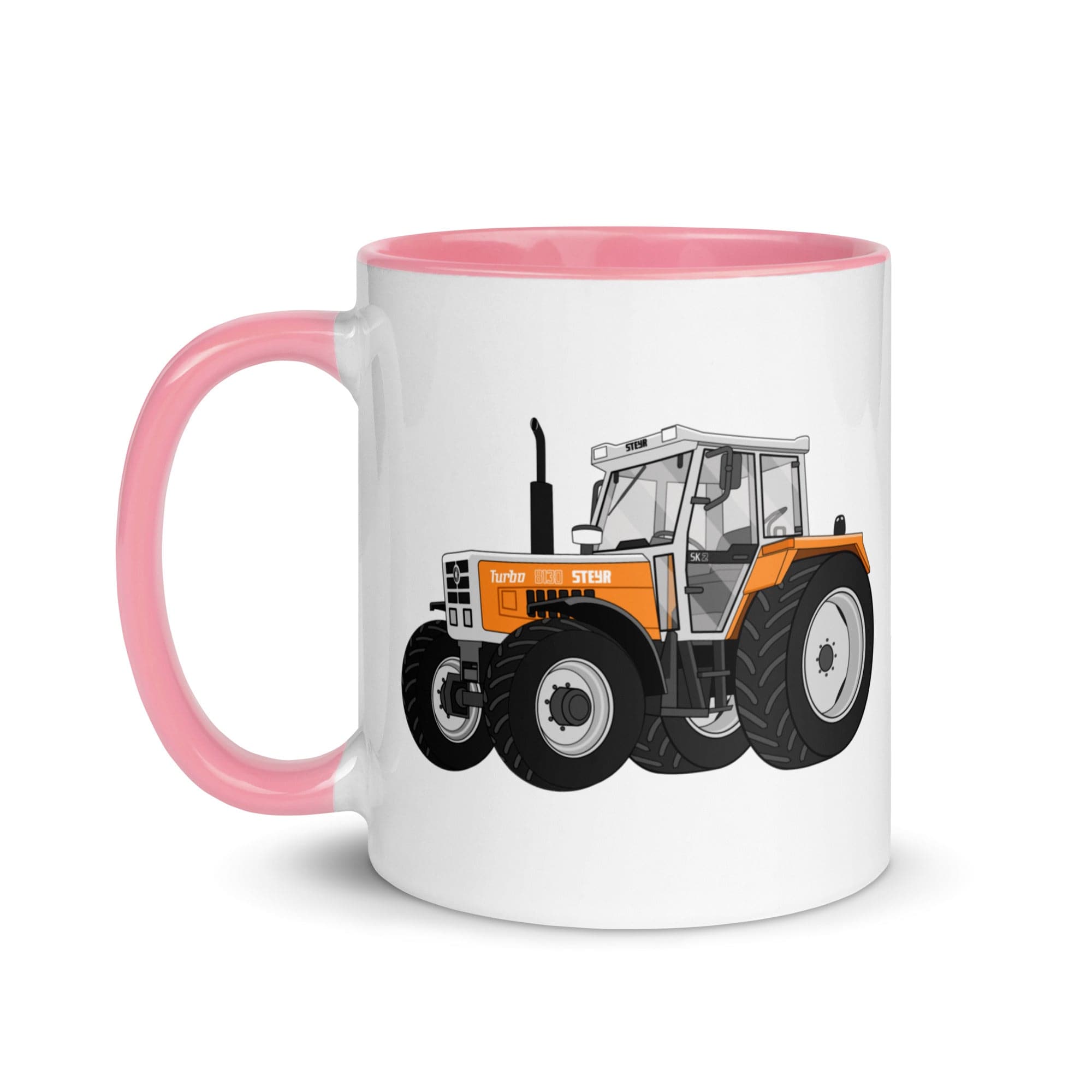 The Tractor Mugs Store Steyr SK 8130 Kommunal | Mug with Color Inside Quality Farmers Merch