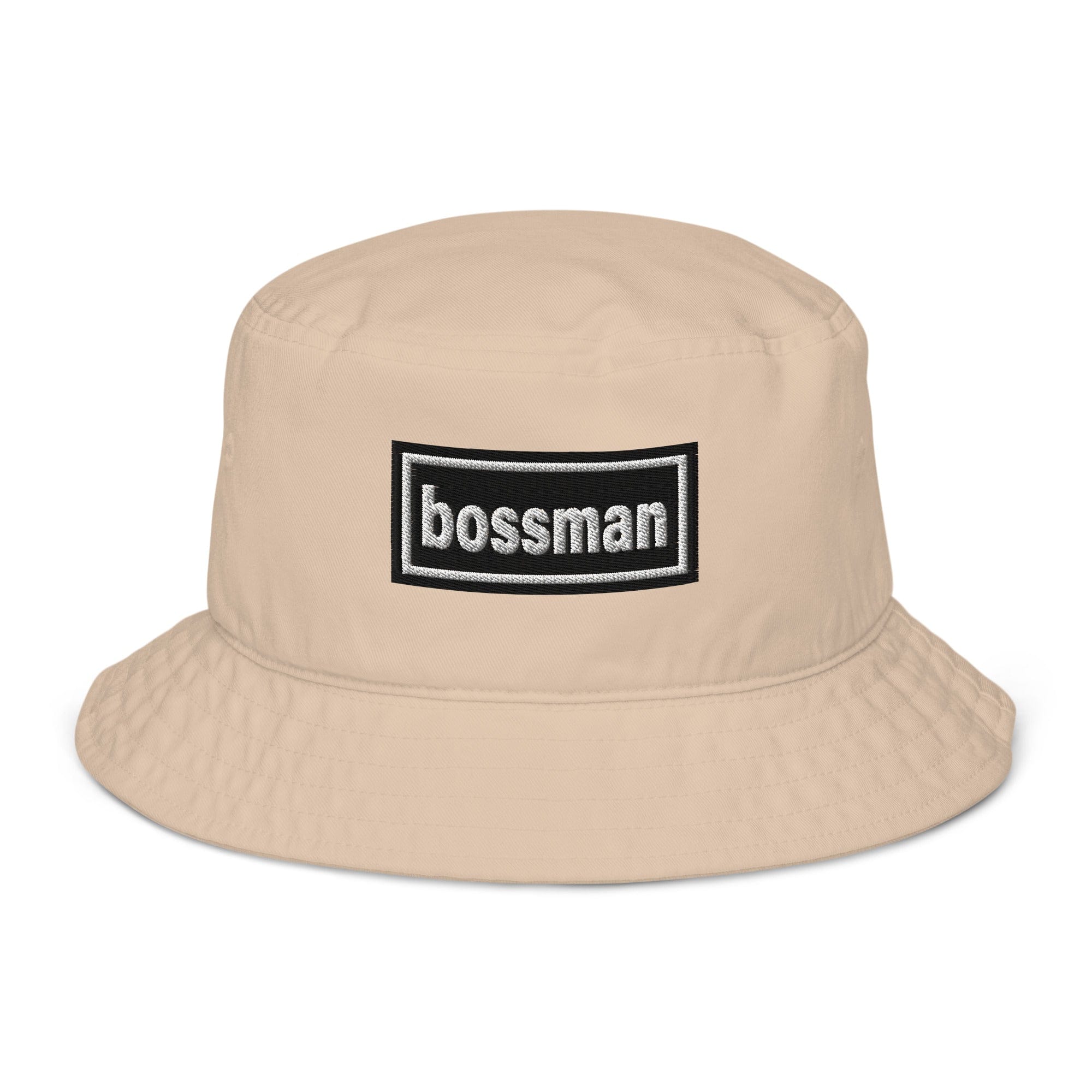 The Tractor Mugs Store Stone Oasis Style Bossman | Organic bucket hat Quality Farmers Merch