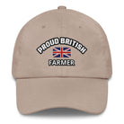 The Tractor Mugs Store Stone Proud British Farmer | Dad Hat Quality Farmers Merch