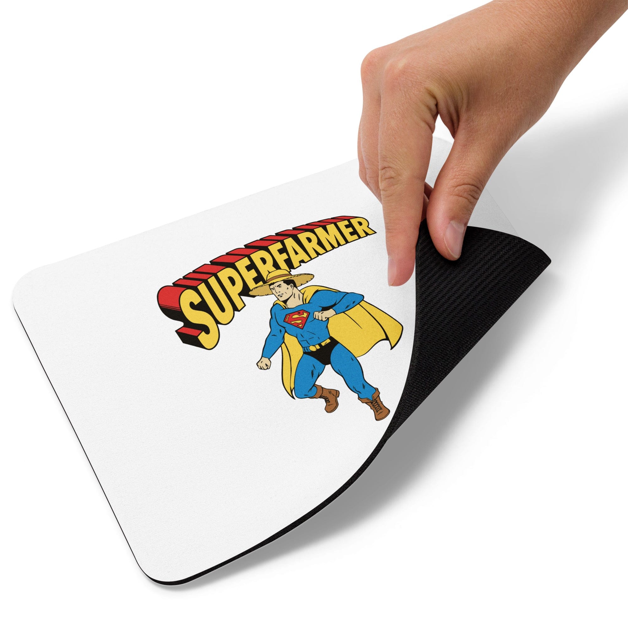 The Tractor Mugs Store SUPER FARMER | Mouse pad Quality Farmers Merch