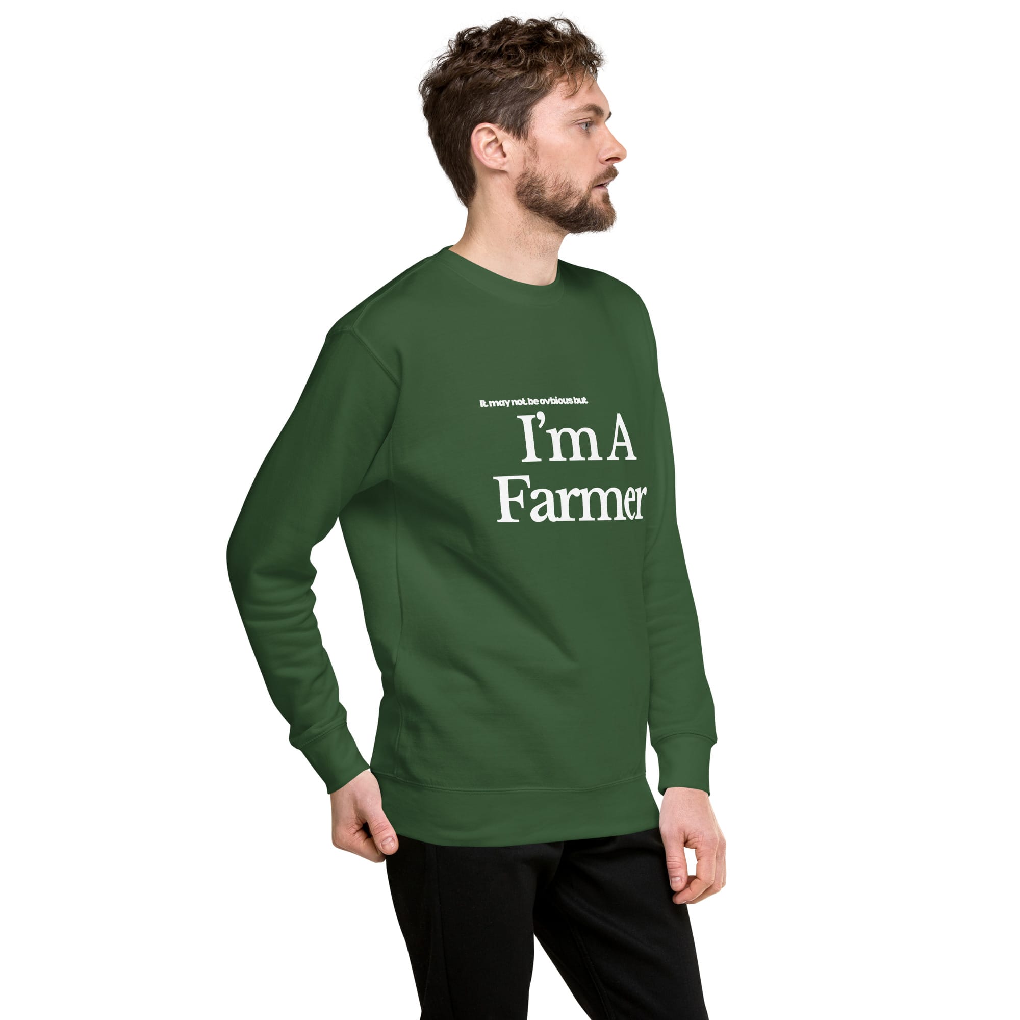 The Tractor Mugs Store Sweatshirt I'M A FARMER | Unisex Premium Sweatshirt Quality Farmers Merch
