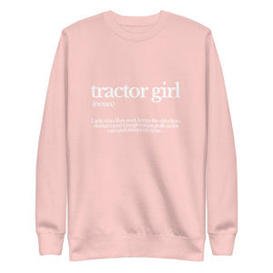 The Tractor Mugs Store Sweatshirt Light Pink / S TRACTOR GIRL | Unisex Premium Sweatshirt Quality Farmers Merch