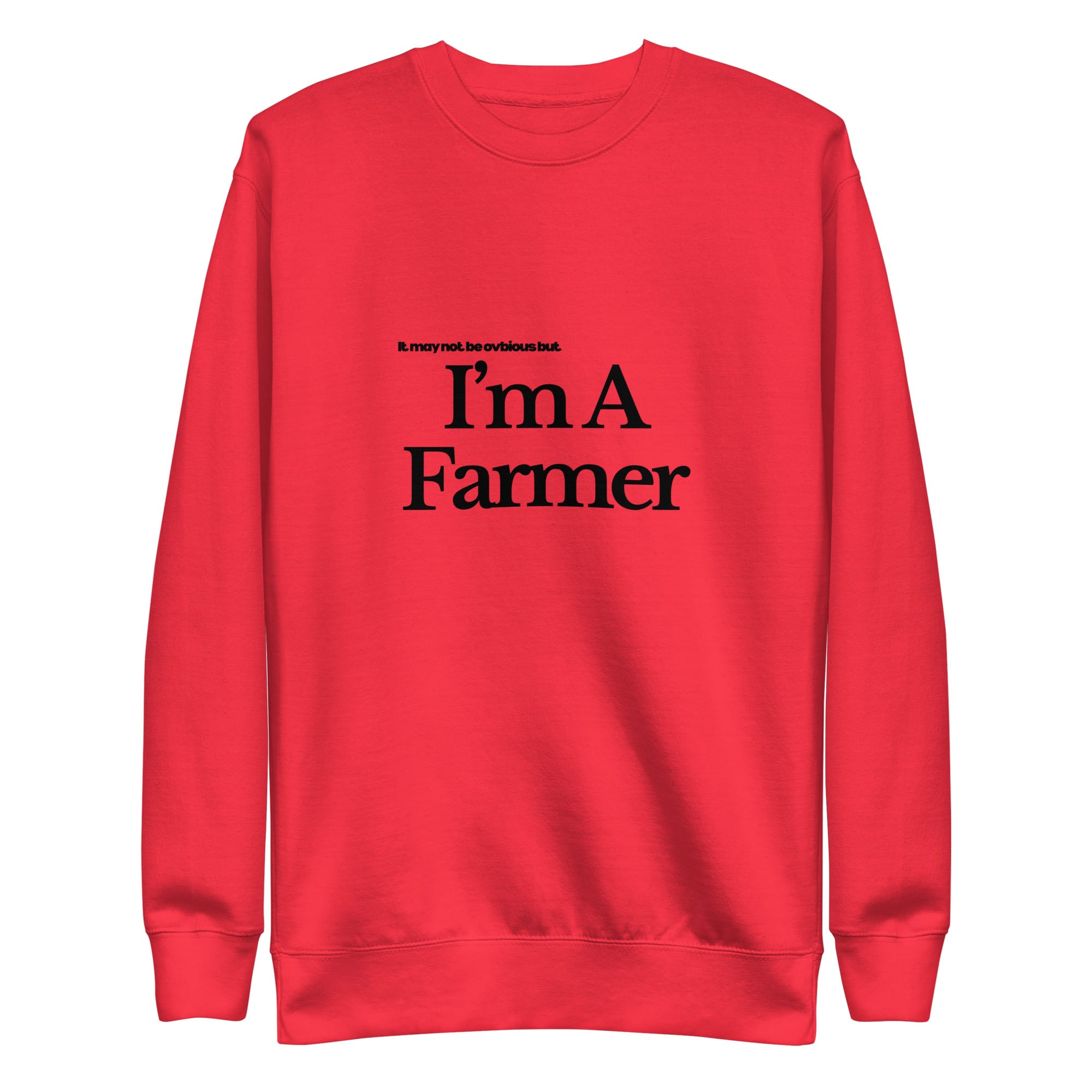 The Tractor Mugs Store Sweatshirt Team Red / S I'M A FARMER  | Unisex Premium Sweatshirt Quality Farmers Merch