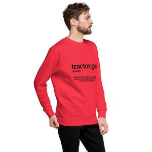 The Tractor Mugs Store Sweatshirt TRACTOR GIRL | Unisex Premium Sweatshirt Quality Farmers Merch