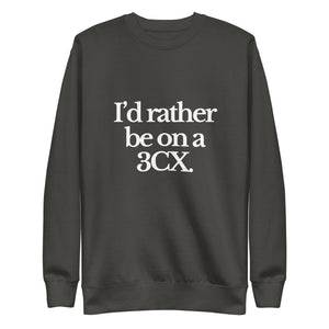 The Tractor Mugs Store Sweatshirt Vintage Black / S I'D RATHER BE ON A 3CX | Unisex Premium Sweatshirt Quality Farmers Merch