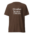The Tractor Mugs Store T-Shirt Brown Triblend / XS I'D RATHER BE ON A TM 155 | T-shirt Quality Farmers Merch