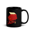 The Tractor Mugs Store Taarup tipvogn T3 Trailer | Black Glossy Mug Quality Farmers Merch