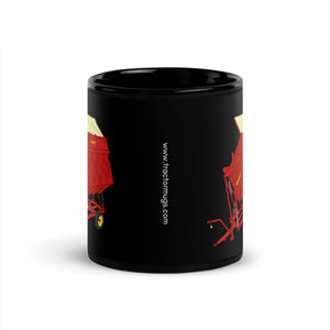 The Tractor Mugs Store Taarup tipvogn T3 Trailer | Black Glossy Mug Quality Farmers Merch