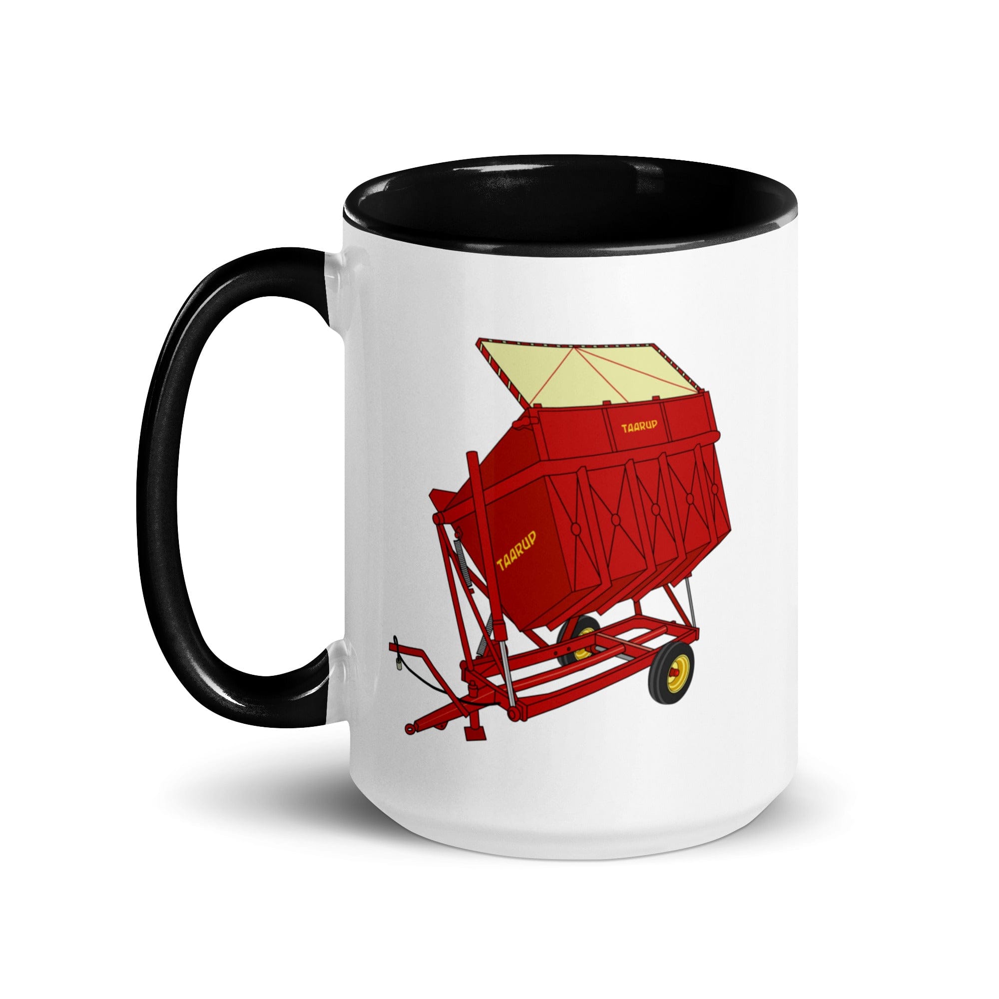 The Tractor Mugs Store Taarup tipvogn T3 Trailer | Mug with Color Inside Quality Farmers Merch